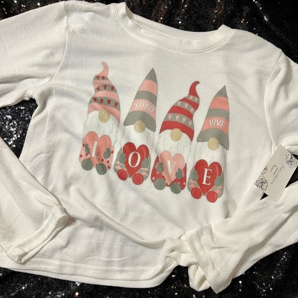 Love Gnome Long Sleeve Women’s Shirt